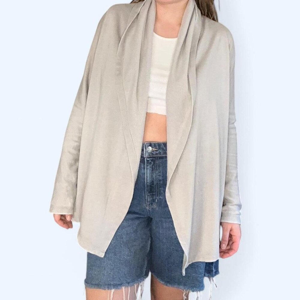 Lucky Brand Open Front Drape Cardigan